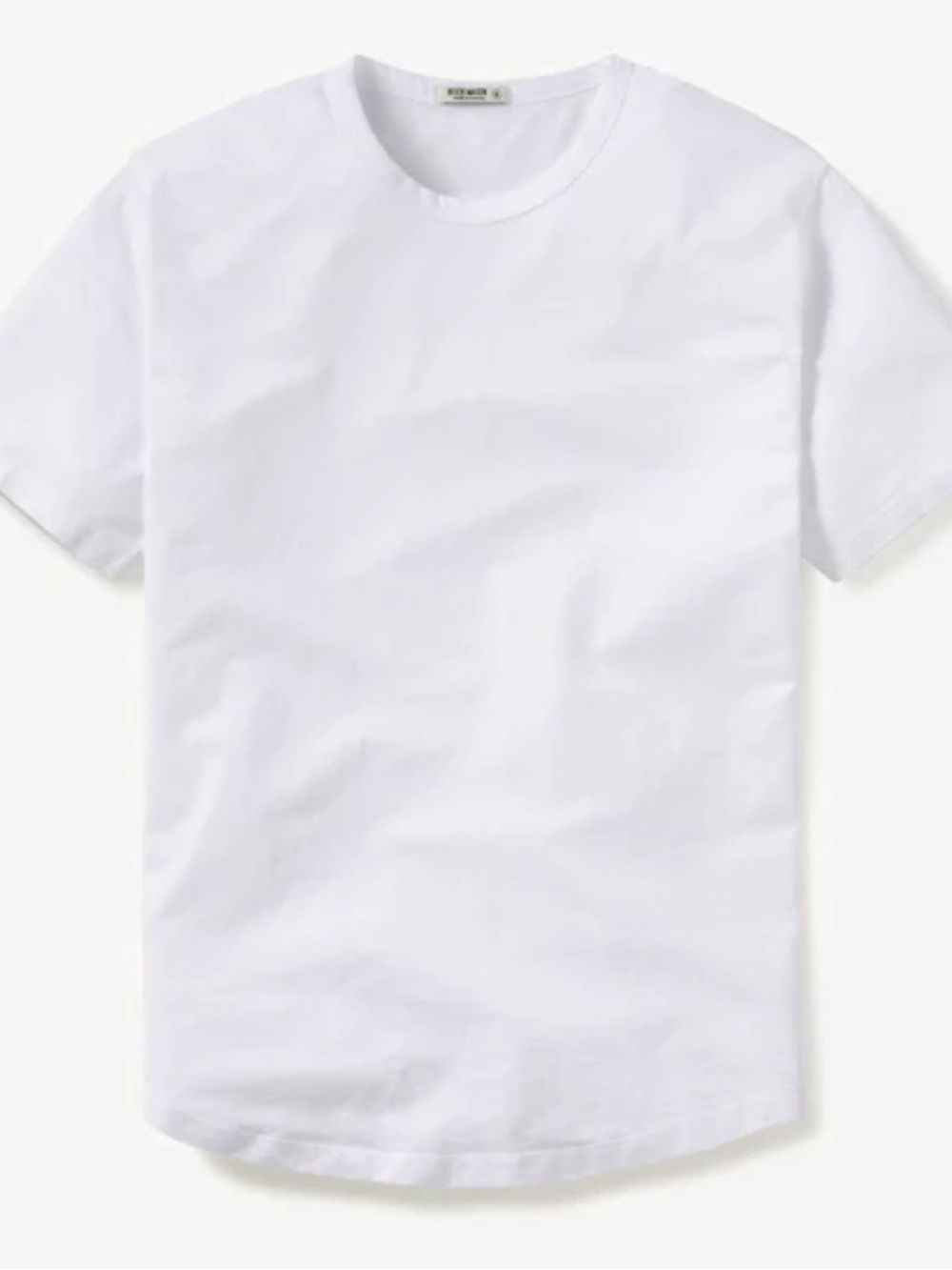 Buck Mason Men’s Cypress Short Sleeved Curved Hem Pima Cotton T-Shirt Size XL
